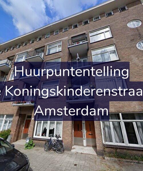 Foto gevel Huurpuntentelling voor Twee Koningskinderenstraat 4-H, Amsterdam