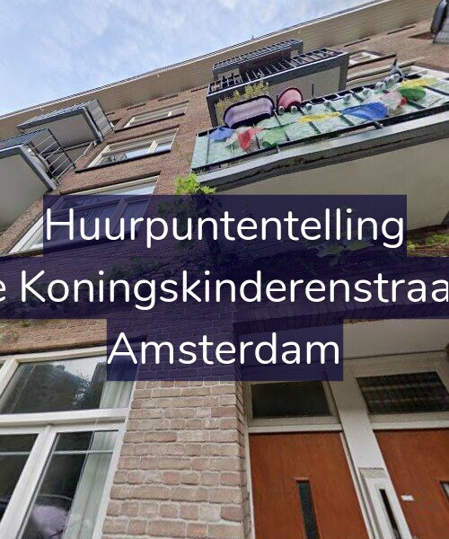 Foto gevel Huurpuntentelling voor Twee Koningskinderenstraat 8-3, Amsterdam