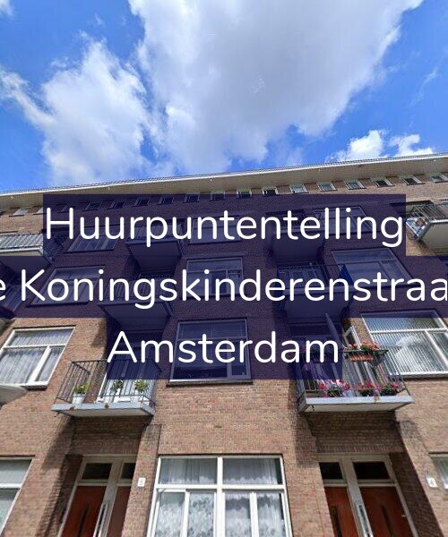 Foto gevel Huurpuntentelling voor Twee Koningskinderenstraat 5-3, Amsterdam