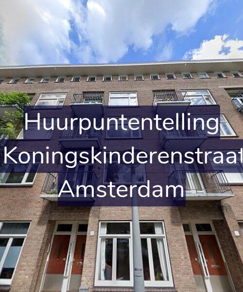 Foto gevel Huurpuntentelling voor Twee Koningskinderenstraat 12-1, Amsterdam