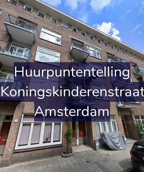 Foto gevel Huurpuntentelling voor Twee Koningskinderenstraat 10-H, Amsterdam