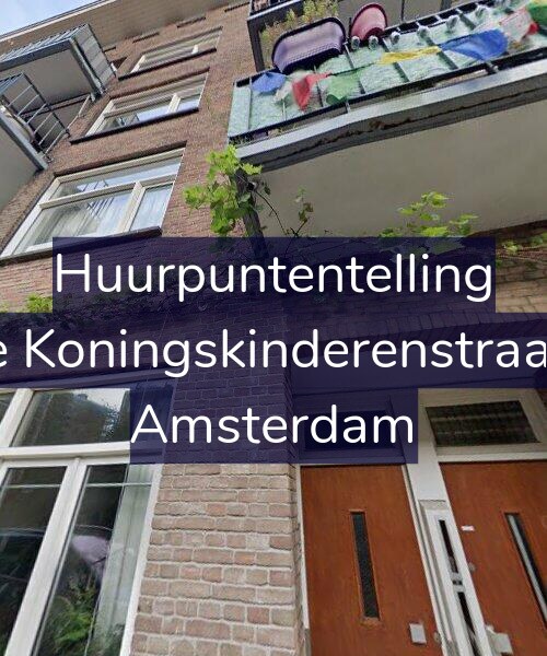 Foto gevel Huurpuntentelling voor Twee Koningskinderenstraat 8-1, Amsterdam
