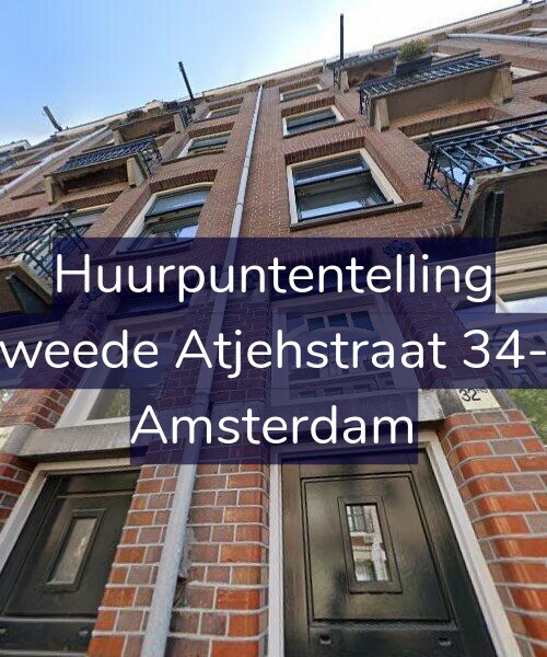 Foto gevel Huurpuntentelling voor Tweede Atjehstraat 34-3, Amsterdam
