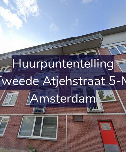 Foto gevel Huurpuntentelling voor Tweede Atjehstraat 5-M, Amsterdam