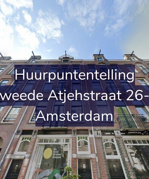 Foto gevel Huurpuntentelling voor Tweede Atjehstraat 26-2, Amsterdam