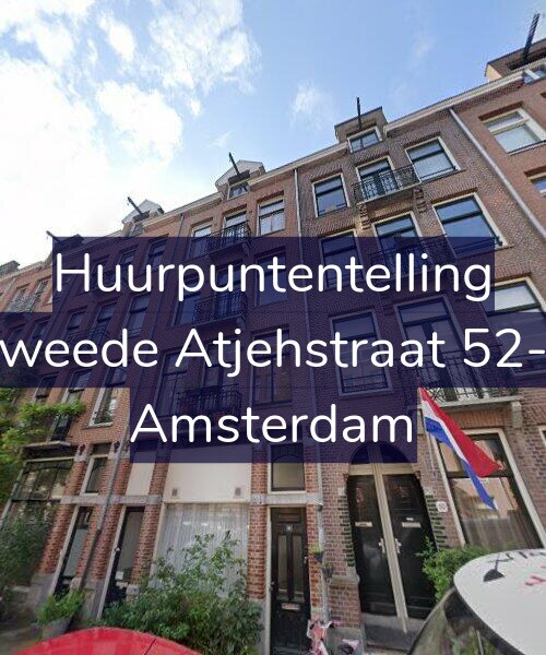 Foto gevel Huurpuntentelling voor Tweede Atjehstraat 52-1, Amsterdam