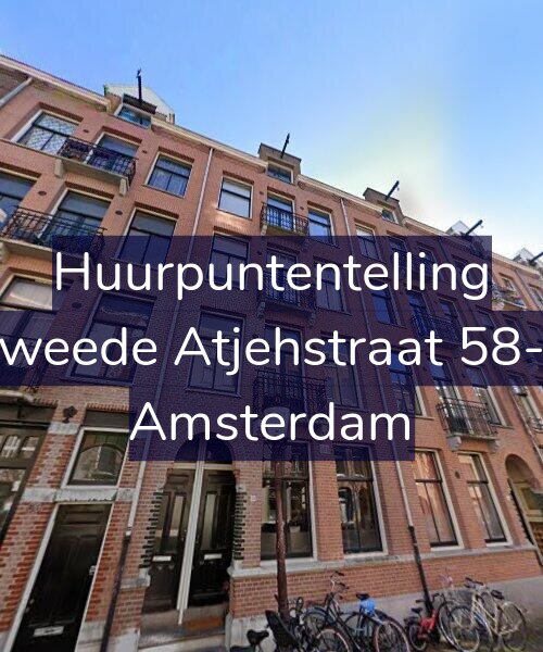 Foto gevel Huurpuntentelling voor Tweede Atjehstraat 58-1, Amsterdam