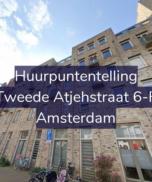 Foto gevel Huurpuntentelling voor Tweede Atjehstraat 6-F, Amsterdam
