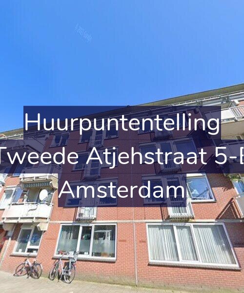 Foto gevel Huurpuntentelling voor Tweede Atjehstraat 5-E, Amsterdam