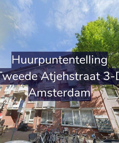 Foto gevel Huurpuntentelling voor Tweede Atjehstraat 3-D, Amsterdam
