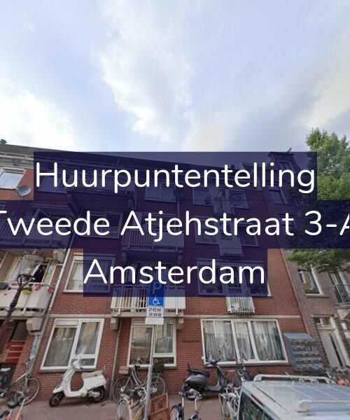 Foto gevel Huurpuntentelling voor Tweede Atjehstraat 3-A, Amsterdam