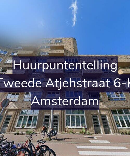 Foto gevel Huurpuntentelling voor Tweede Atjehstraat 6-K, Amsterdam