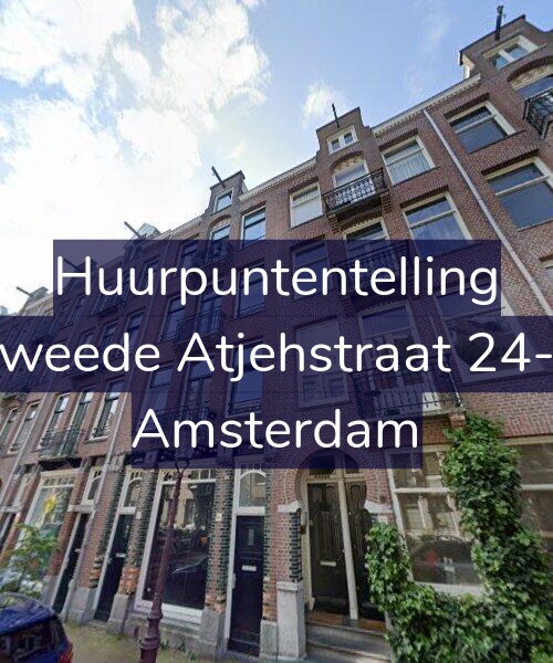Foto gevel Huurpuntentelling voor Tweede Atjehstraat 24-1, Amsterdam