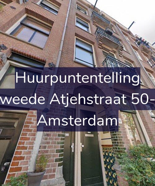 Foto gevel Huurpuntentelling voor Tweede Atjehstraat 50-1, Amsterdam