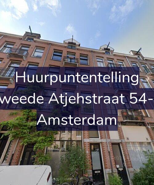 Foto gevel Huurpuntentelling voor Tweede Atjehstraat 54-A, Amsterdam