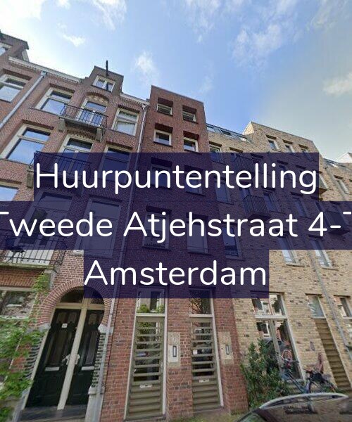 Foto gevel Huurpuntentelling voor Tweede Atjehstraat 4-T, Amsterdam