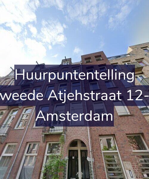 Foto gevel Huurpuntentelling voor Tweede Atjehstraat 12-3, Amsterdam