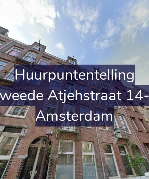 Foto gevel Huurpuntentelling voor Tweede Atjehstraat 14-2, Amsterdam