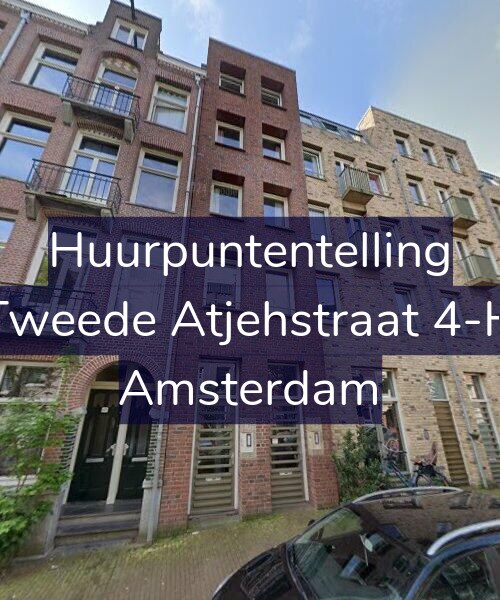 Foto gevel Huurpuntentelling voor Tweede Atjehstraat 4-H, Amsterdam