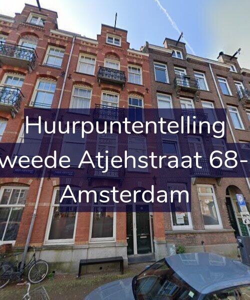 Foto gevel Huurpuntentelling voor Tweede Atjehstraat 68-H, Amsterdam
