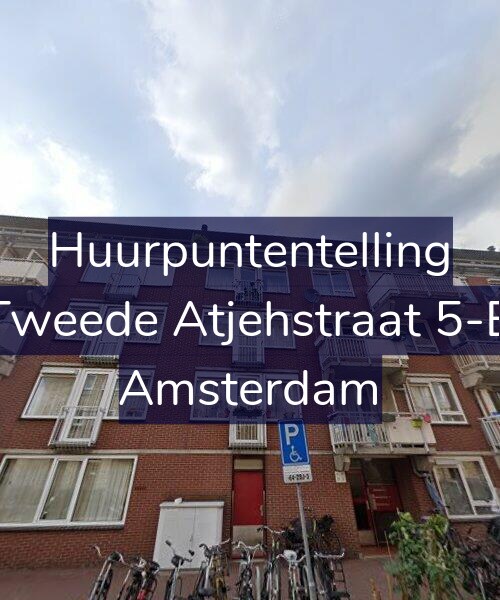 Foto gevel Huurpuntentelling voor Tweede Atjehstraat 5-B, Amsterdam