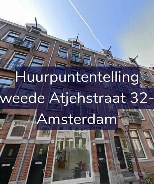 Foto gevel Huurpuntentelling voor Tweede Atjehstraat 32-1, Amsterdam