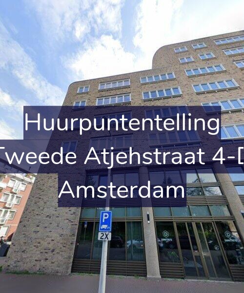 Foto gevel Huurpuntentelling voor Tweede Atjehstraat 4-D, Amsterdam