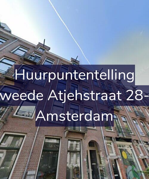 Foto gevel Huurpuntentelling voor Tweede Atjehstraat 28-2, Amsterdam