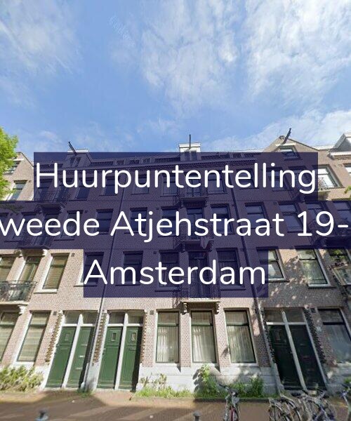Foto gevel Huurpuntentelling voor Tweede Atjehstraat 19-A, Amsterdam