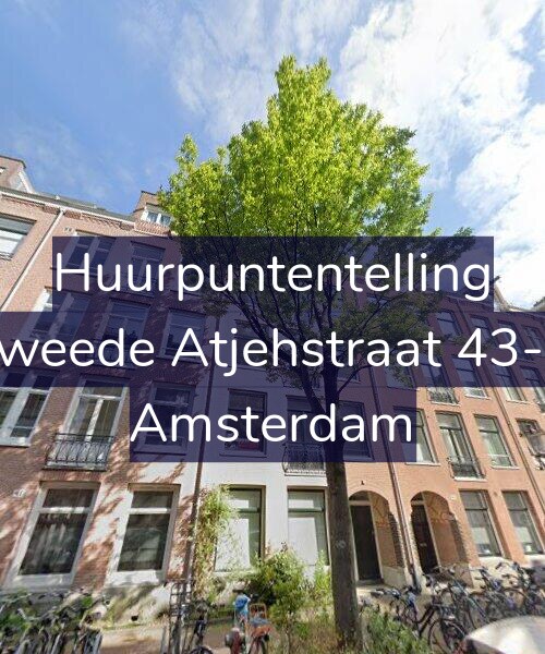 Foto gevel Huurpuntentelling voor Tweede Atjehstraat 43-D, Amsterdam