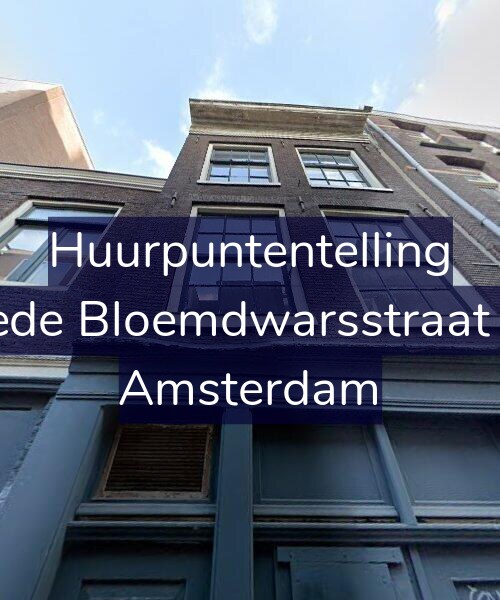 Foto gevel Huurpuntentelling voor Tweede Bloemdwarsstraat 23-2, Amsterdam