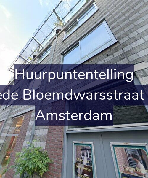 Foto gevel Huurpuntentelling voor Tweede Bloemdwarsstraat 17-C, Amsterdam
