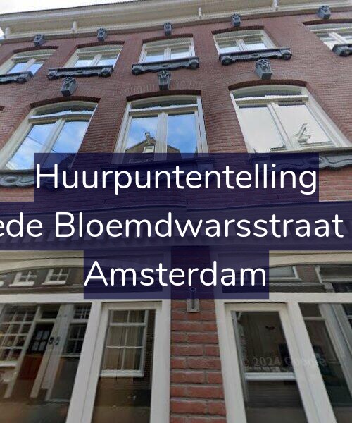 Foto gevel Huurpuntentelling voor Tweede Bloemdwarsstraat 10-B, Amsterdam