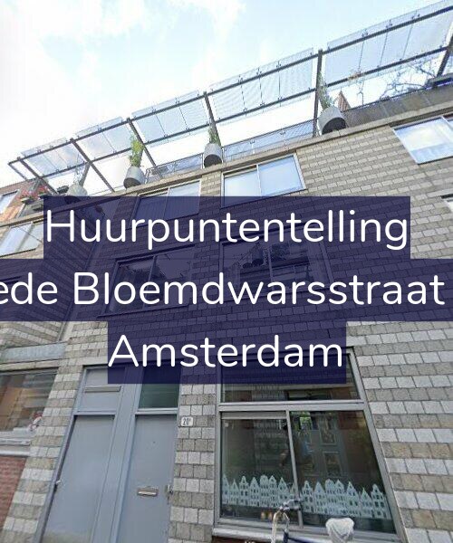 Foto gevel Huurpuntentelling voor Tweede Bloemdwarsstraat 22-E, Amsterdam