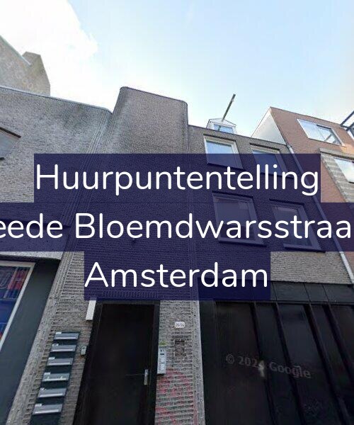 Foto gevel Huurpuntentelling voor Tweede Bloemdwarsstraat 28, Amsterdam