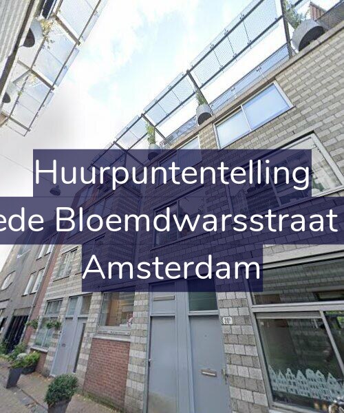 Foto gevel Huurpuntentelling voor Tweede Bloemdwarsstraat 22-F, Amsterdam