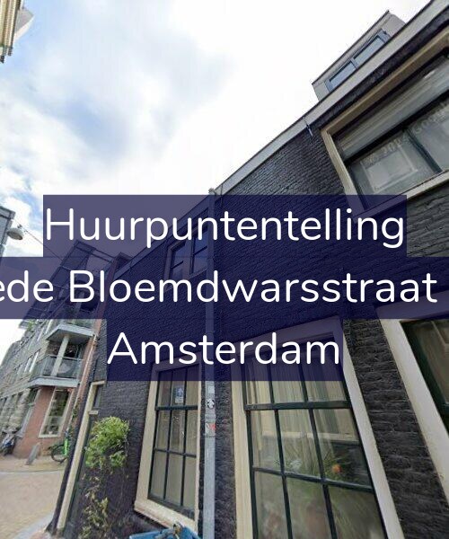 Foto gevel Huurpuntentelling voor Tweede Bloemdwarsstraat 18-A, Amsterdam