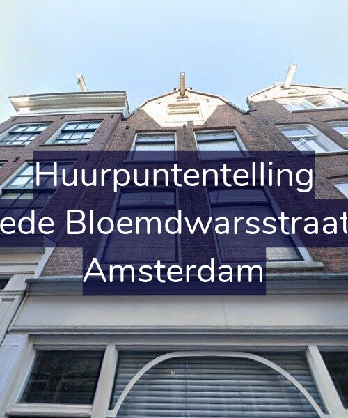 Foto gevel Huurpuntentelling voor Tweede Bloemdwarsstraat 5-2, Amsterdam