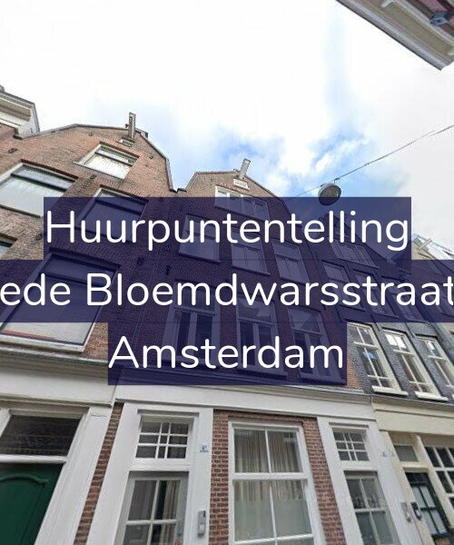 Foto gevel Huurpuntentelling voor Tweede Bloemdwarsstraat 9-2, Amsterdam
