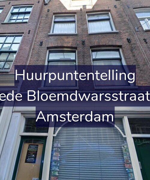 Foto gevel Huurpuntentelling voor Tweede Bloemdwarsstraat 5-H, Amsterdam