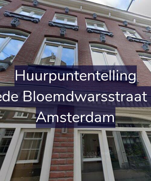Foto gevel Huurpuntentelling voor Tweede Bloemdwarsstraat 10-A, Amsterdam
