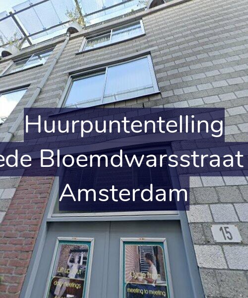 Foto gevel Huurpuntentelling voor Tweede Bloemdwarsstraat 17-F, Amsterdam