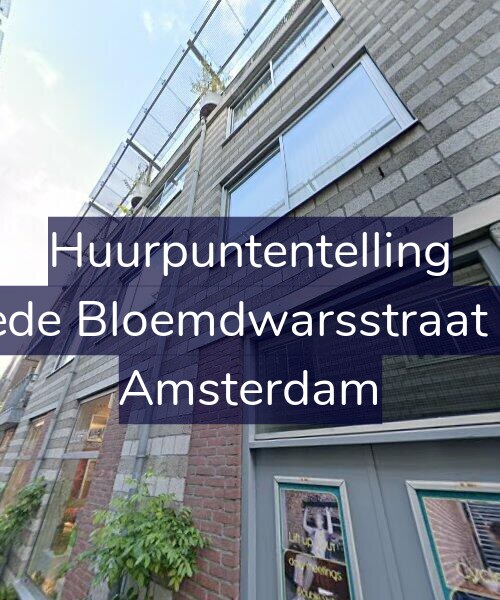 Foto gevel Huurpuntentelling voor Tweede Bloemdwarsstraat 17-B, Amsterdam