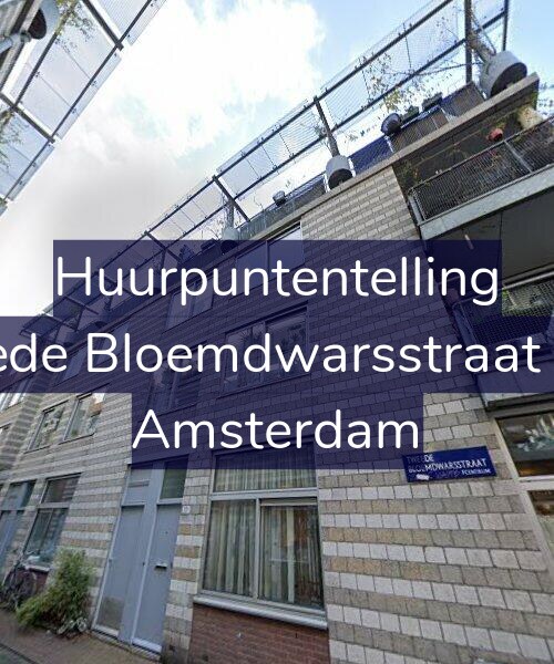 Foto gevel Huurpuntentelling voor Tweede Bloemdwarsstraat 20-B, Amsterdam