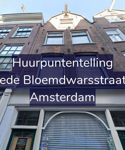 Foto gevel Huurpuntentelling voor Tweede Bloemdwarsstraat 5-1, Amsterdam