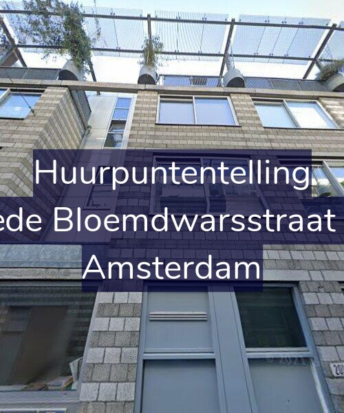 Foto gevel Huurpuntentelling voor Tweede Bloemdwarsstraat 22-B, Amsterdam