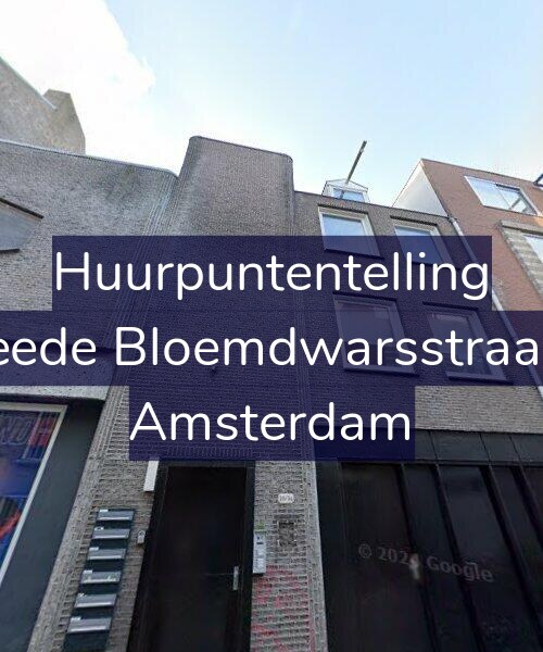 Foto gevel Huurpuntentelling voor Tweede Bloemdwarsstraat 36, Amsterdam