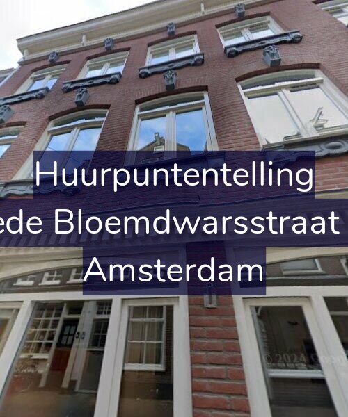 Foto gevel Huurpuntentelling voor Tweede Bloemdwarsstraat 12-B, Amsterdam