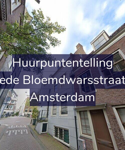 Foto gevel Huurpuntentelling voor Tweede Bloemdwarsstraat 1-B, Amsterdam