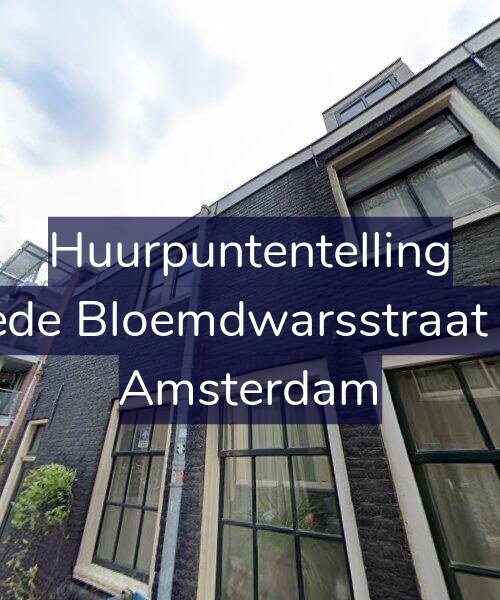 Foto gevel Huurpuntentelling voor Tweede Bloemdwarsstraat 18-B, Amsterdam